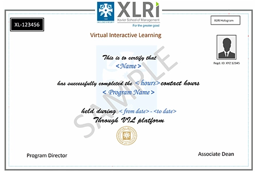 Certificate XLRI HRA
