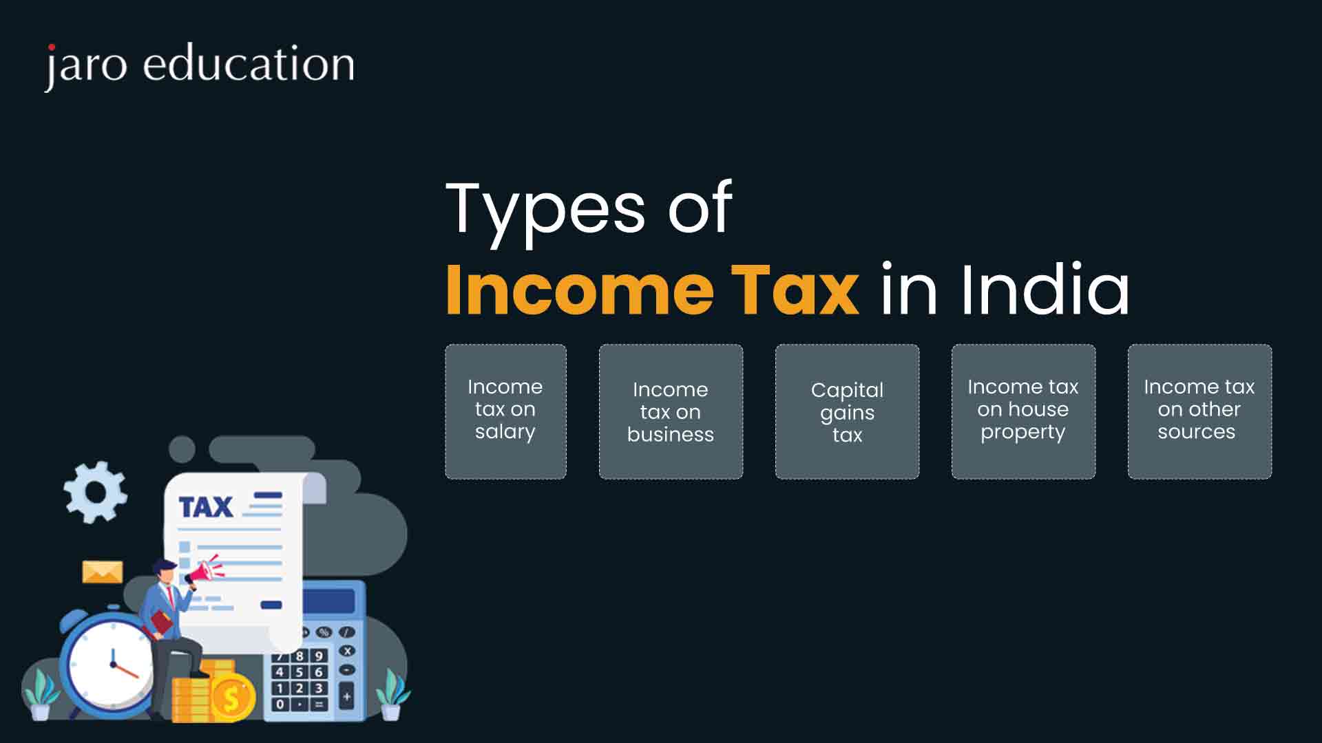 types of income taxes in india
